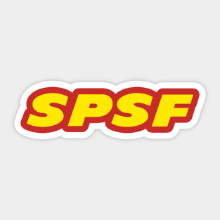 SPSF Yellow Logo Sticker